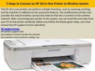 5 Steps to Connect an HP All-In-One Printer to Wireless System