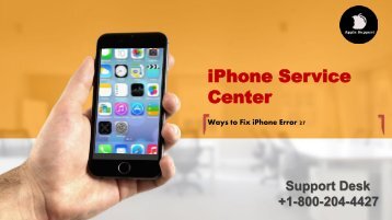 How to Fix iPhone Error 27? 1855-341-4016 Support 
