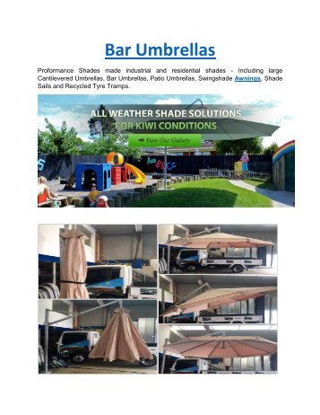 Bar Umbrellas