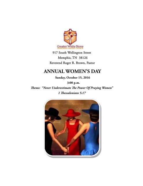 Annual Women's Day Evening Program 2017