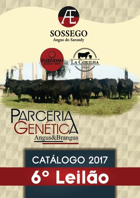 CATÁLOGO PARCERIA GENÉTICA 2017