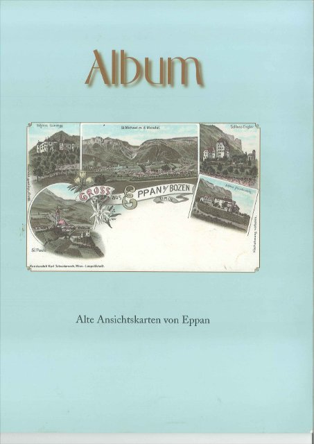 Album Ansichtskarten Eppan