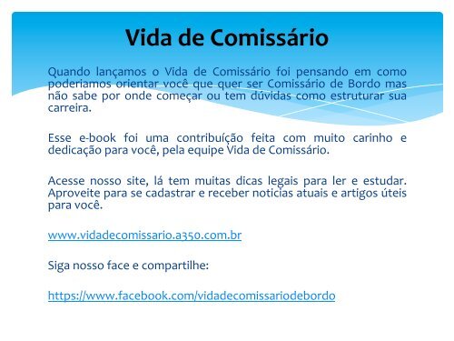 Ebook - 5 Passos Fundamentais para Construir sua Carreira de Comissário de Bordo