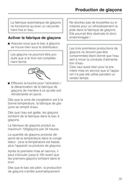 Miele KFN 15943 D edt/cs - Mode d'emploi et instructions de montage