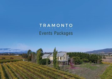 Tramonto Events Package Summer