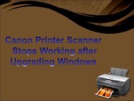 Canon Printer Scanner Stops Working after Upgrading Windows