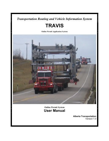 TRAVIS Routing User Guide NEW