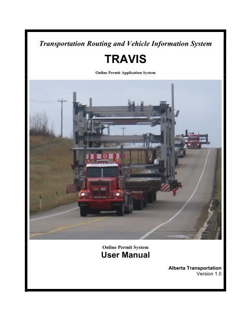 TRAVIS Routing User Guide NEW