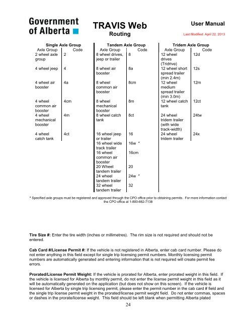 TRAVIS Routing User Guide NEW