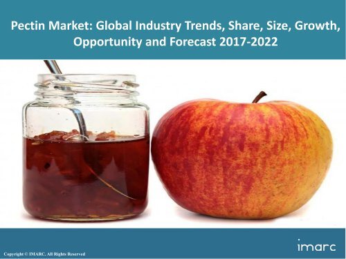 Global Pectin Market Share, Size, Volume and Forecast 2017-2022