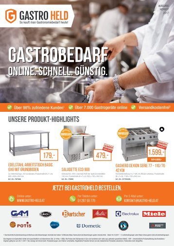GastroHeld AT Katalog Herbst 2017