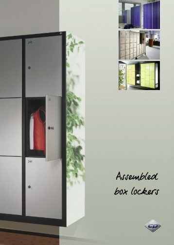the “vandal-proof” assembled box lockers - Modern Office Systems