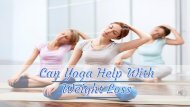 Yoga To Lose Weight