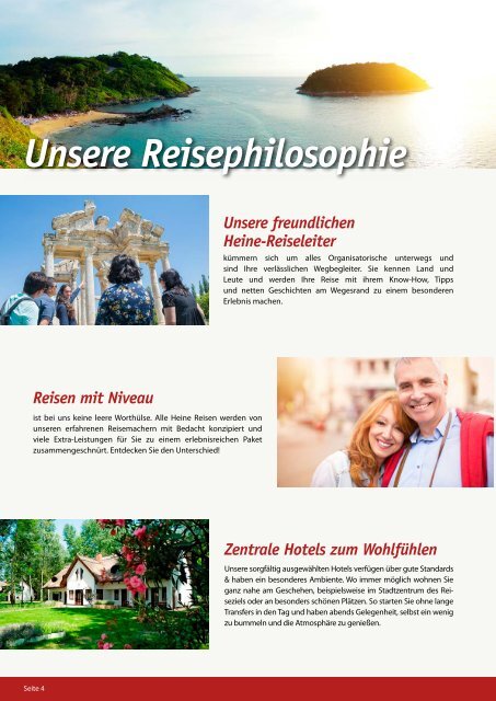 Heine Reisen Katalog 2018