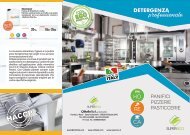Brochure Detergenza Professionale HACCP Panifici Pizzerie Pasticcerie