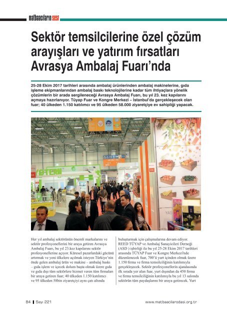 Matbaacıların Sesi Dergisi 221. Sayı