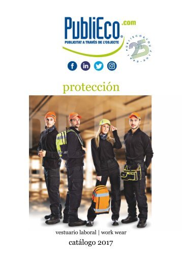 Catálogo de ropa laboral Protección