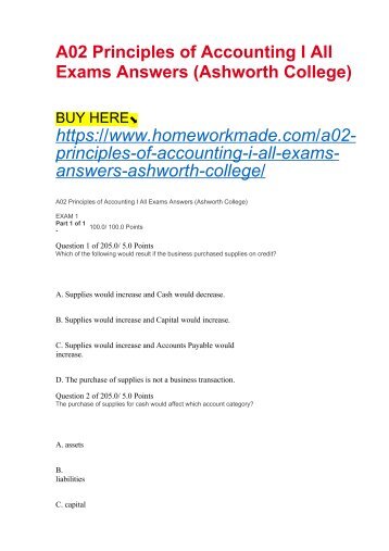 Homework help fundamental accounting principles