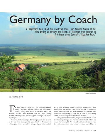 Germany by Coach - Coaching in Bavaria