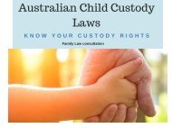 Family Law Consultation - Child Custody Help