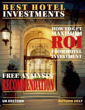 Get Maximum ROI from Hotel Investment