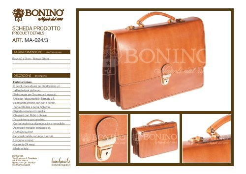 CATALOGO BONINO 2017.