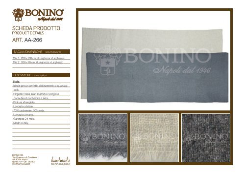 CATALOGO BONINO 2017.