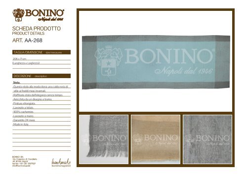 CATALOGO BONINO 2017.