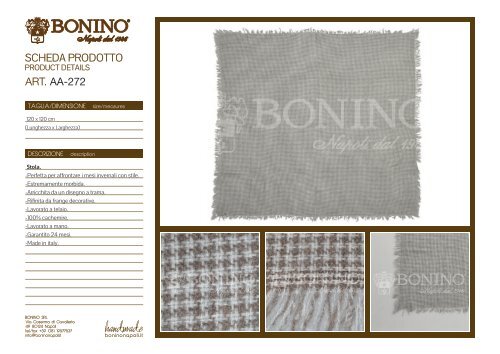 CATALOGO BONINO 2017.