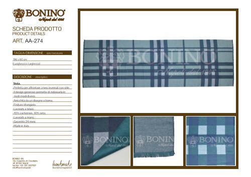 CATALOGO BONINO 2017.