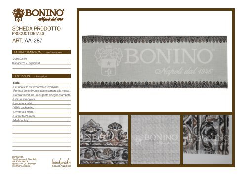 CATALOGO BONINO 2017.