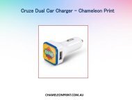 Cruze Dual Car Charger in Australia - Chameleon Print