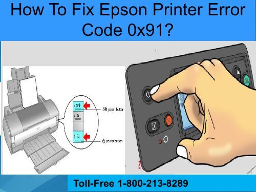 How To Fix Epson Printer Error Code 0x91