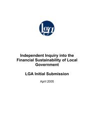 Independent Inquiry into the Financial Sustainability of Local ...