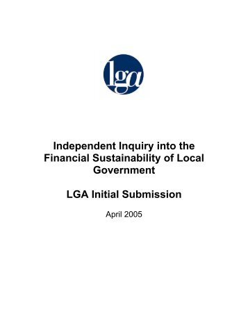 Independent Inquiry into the Financial Sustainability of Local ...