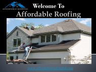 Affordable Roofing Services Rossville, GA