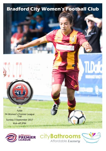 Bradford City vs Fylde Matchday Programme