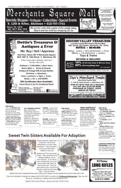 Lehigh Valley Trader October 19-November 1, 2017 issue