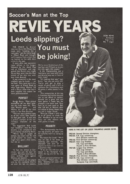 LEEDS BOOK 1963 - 1975