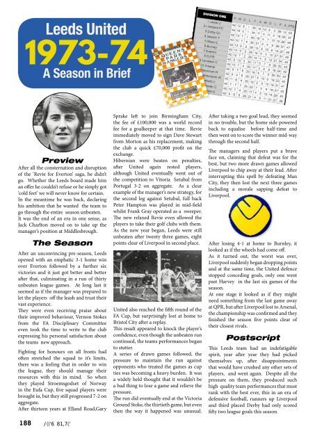 LEEDS BOOK 1963 - 1975