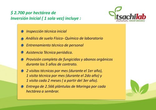 MORINGA ECUADOR TSachiLab 7500 Herrera