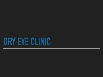 DRY EYE CLINIC 