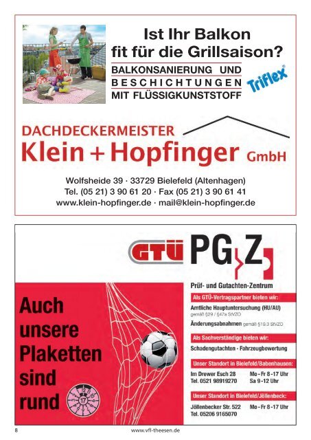 A4 Saisonheft Theesen!  17-18- Ausgabe 140 Brakel