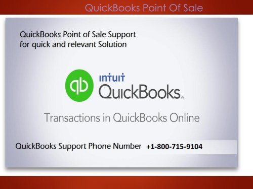 QuickBooks Support help 18007159104