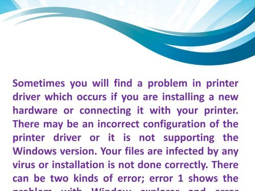Rectifying frequently occurred Canon Printer Driver issues