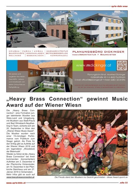 news from edt - lambach - stadl-paura November 2017