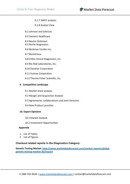 Global In-Vitro Diagnostics Market