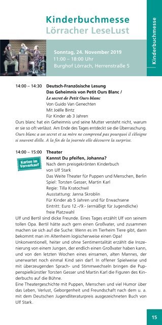 Kinderbuchmesse Leselust 2019