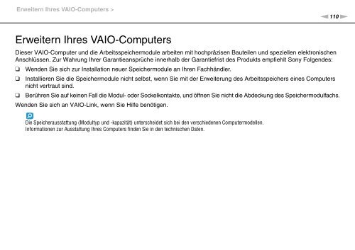 Sony VGN-AW4XRH - VGN-AW4XRH Mode d'emploi Allemand