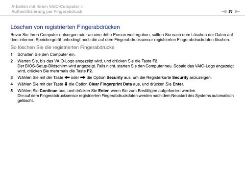 Sony VGN-AW4XRH - VGN-AW4XRH Mode d'emploi Allemand